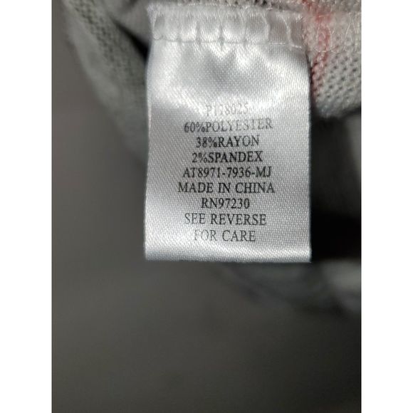 Almost Famous Women's Knit Top Plus Sized Cap Sleeve Spring Summer Activewear 2X - Picture 8 of 9